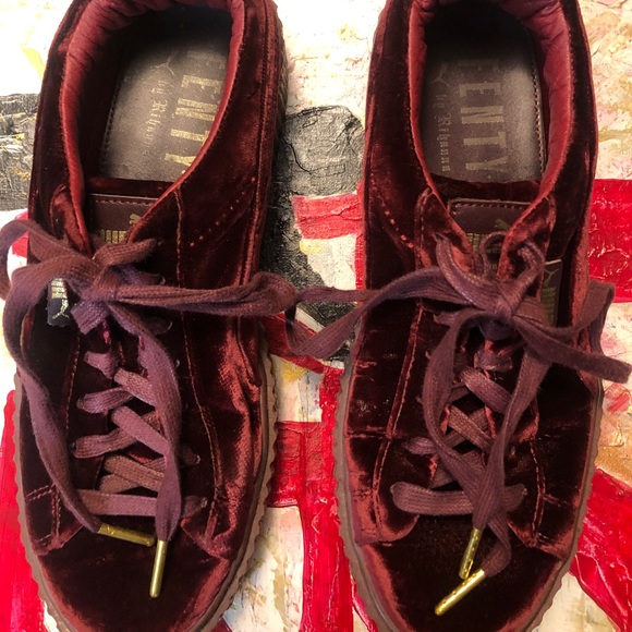 Fenty / Puma Creepers / Size 10 / Burgandy - Picture 5 of 14